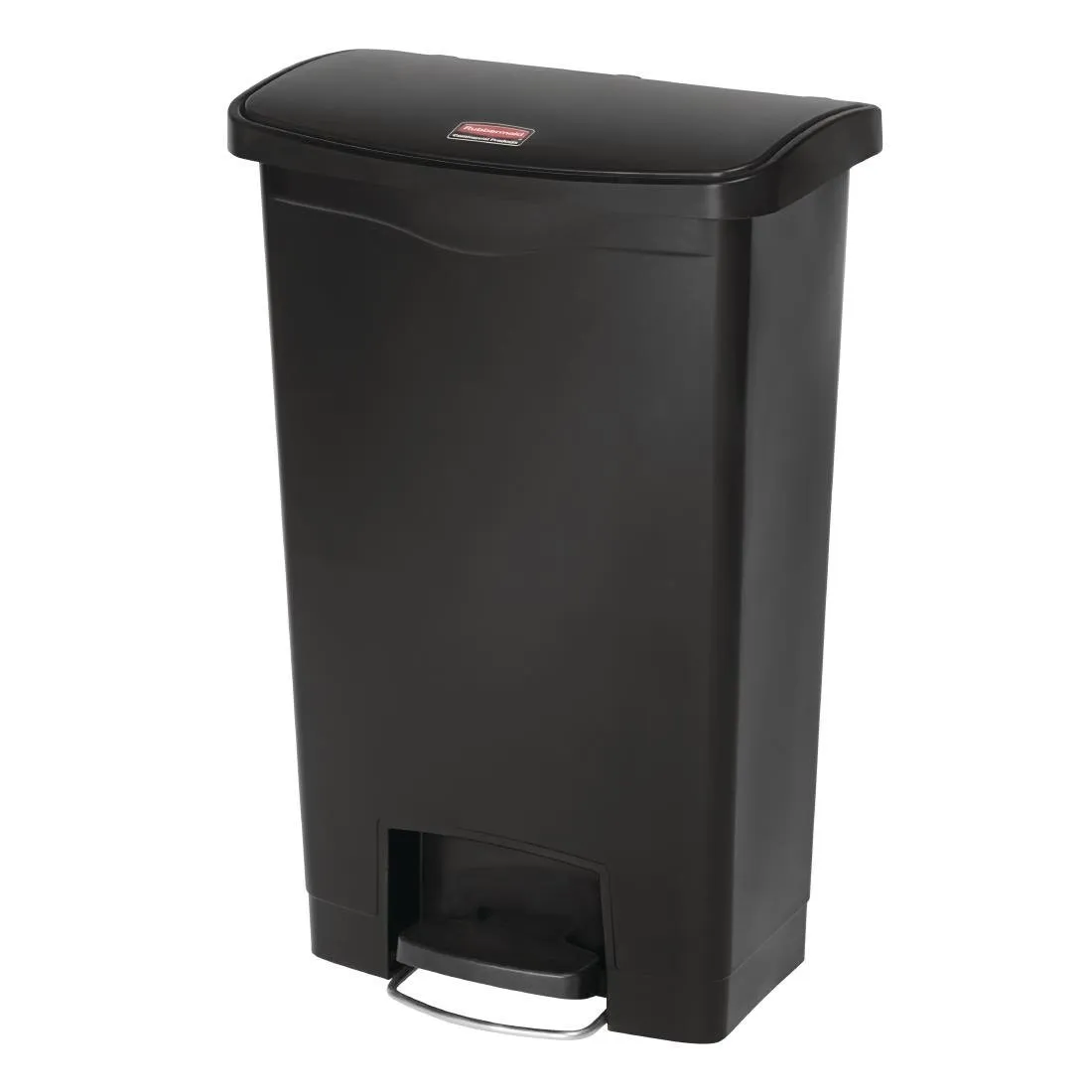 Koš za smeti s pedalom Slim Jim črne barve - 50L