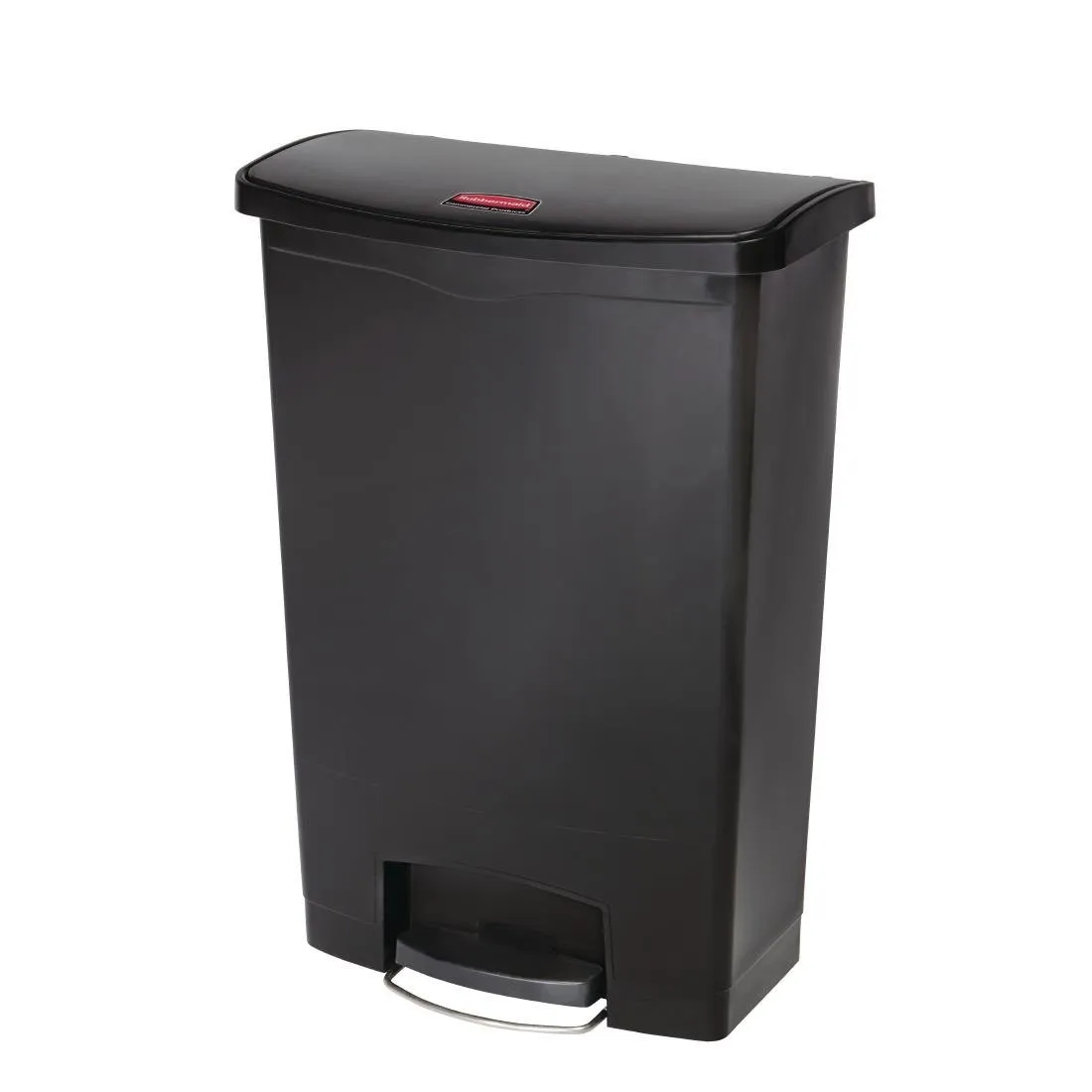 Koš za smeti s pedalom Slim Jim črne barve - 90 L