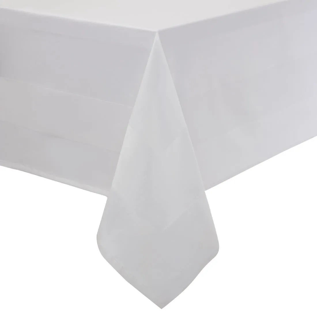 Bela satenasta trakasta prt - 1370 x 1780 mm