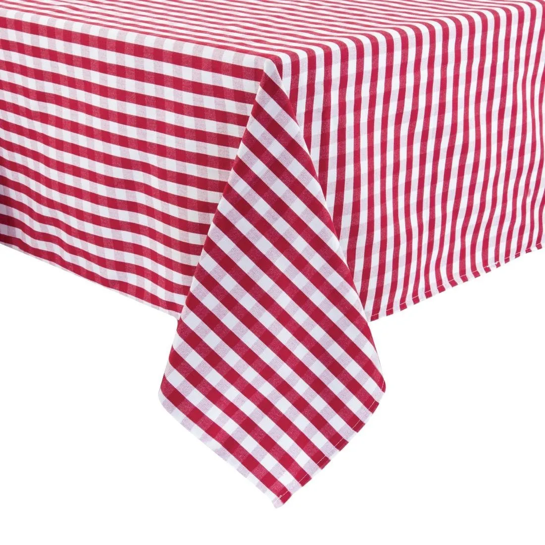 Pravokotna prta s rdečimi karirastimi vzorci iz poliestra 890 x 890 mm