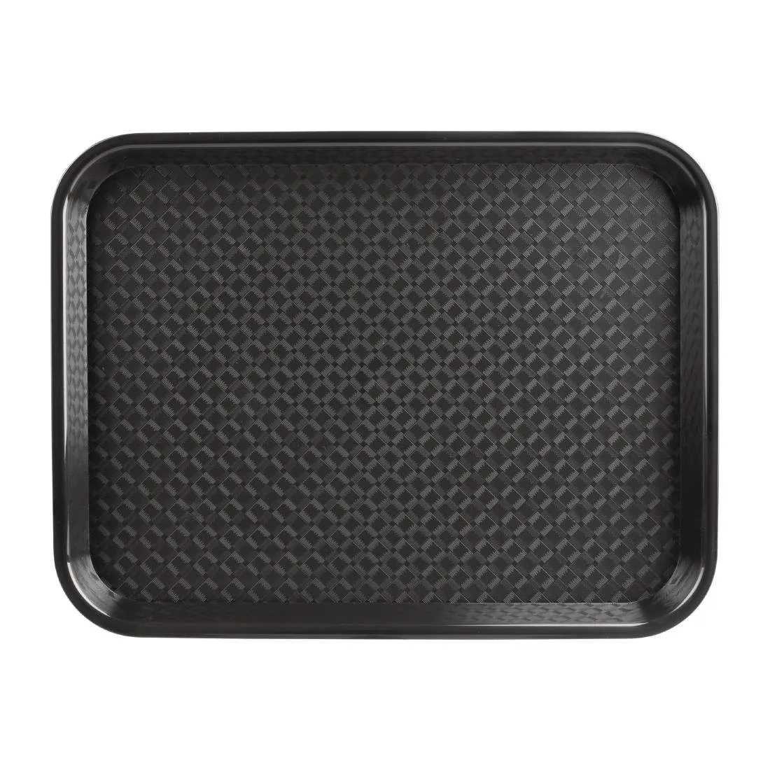 Pladenj za samopostrežbo črne barve 450 x 350 mm