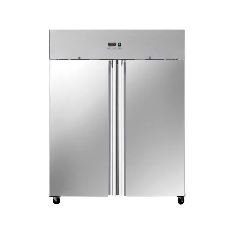 Negativna hladilna omara 1400 L Inox 2 vrata GN 2/1, ventilirano hlajenje -18/-22 °C, 815 W, R290