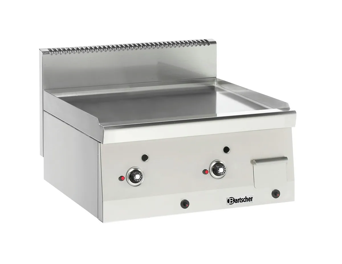 Plancha na plin za postavitev gladka - Serija 600 - 7600 W