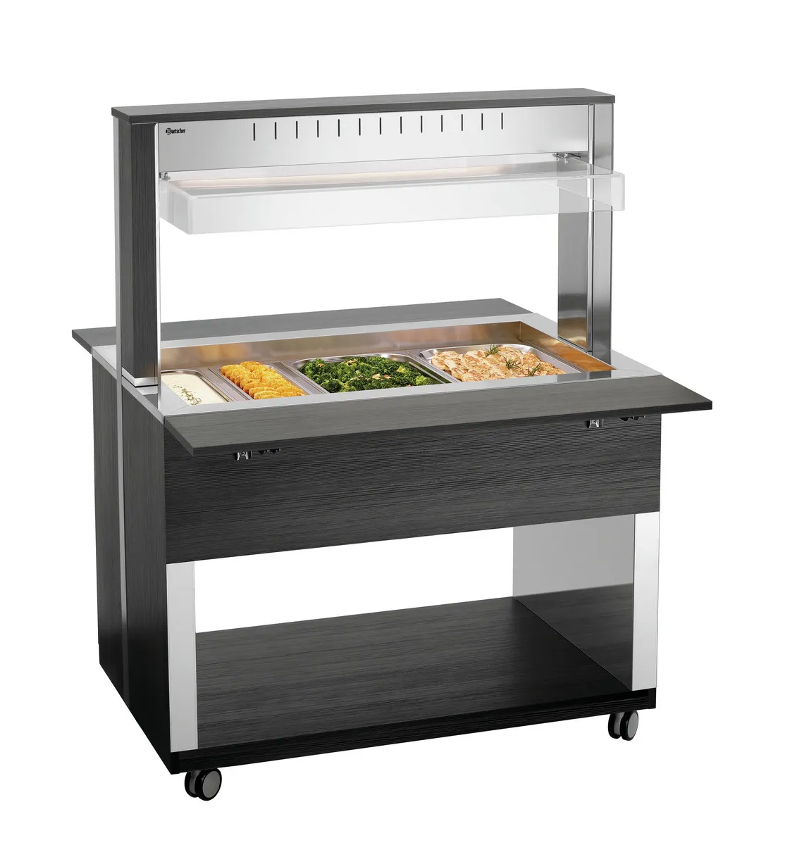 Voziček za Topli Buffet - 3 x GN 1/1