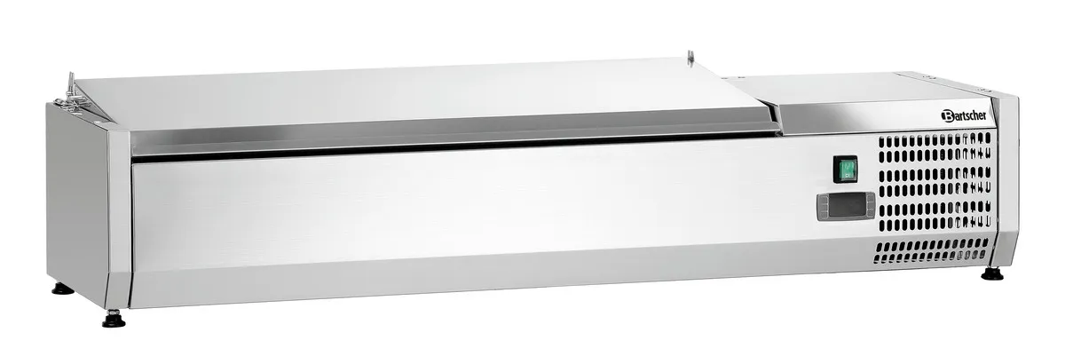 Saladeta Hladilna za Postavitev Inox - 3 x GN 1/3 + 1 x GN 1/2