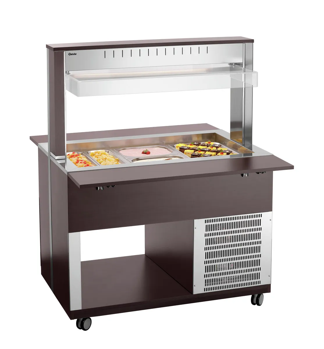 Voziček za Topli Buffet - 3 x GN 1/1