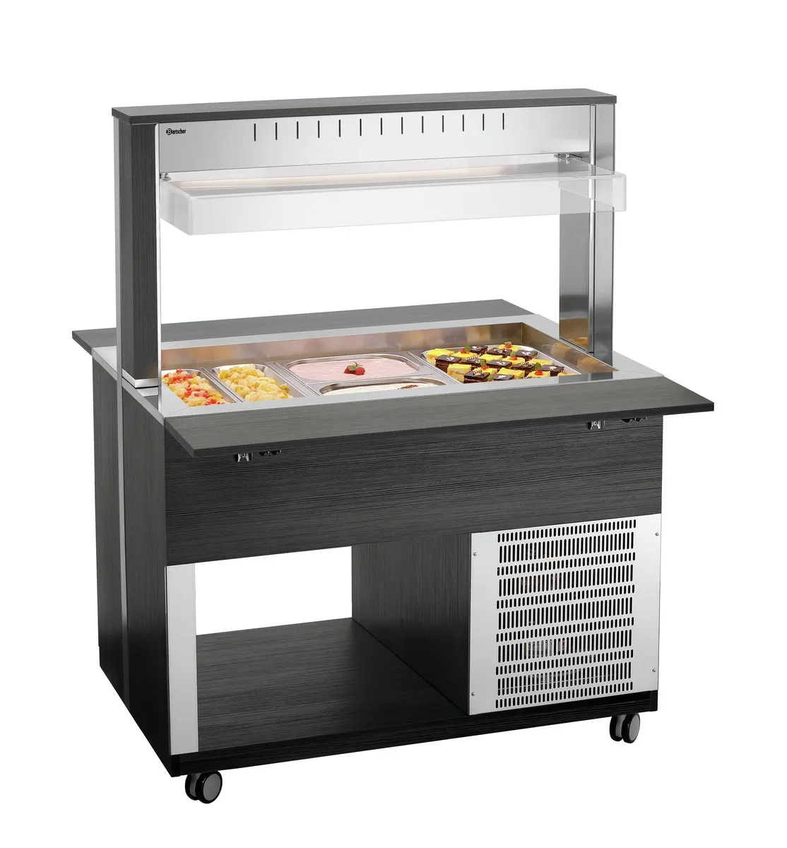 Voziček za Topli Buffet - 3 x GN 1/1