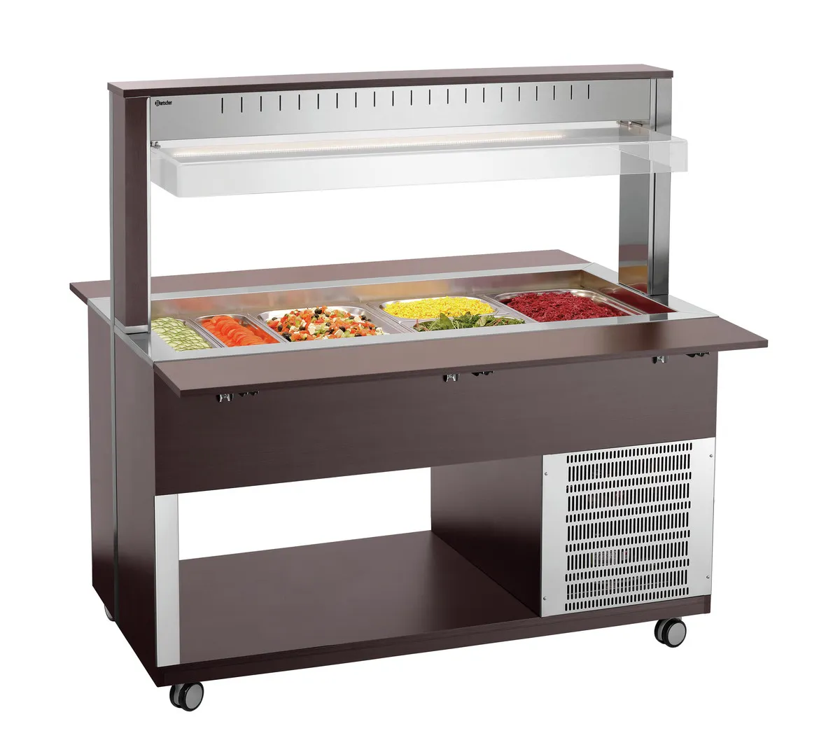 Voziček za Topli Buffet - 4 x GN 1/1