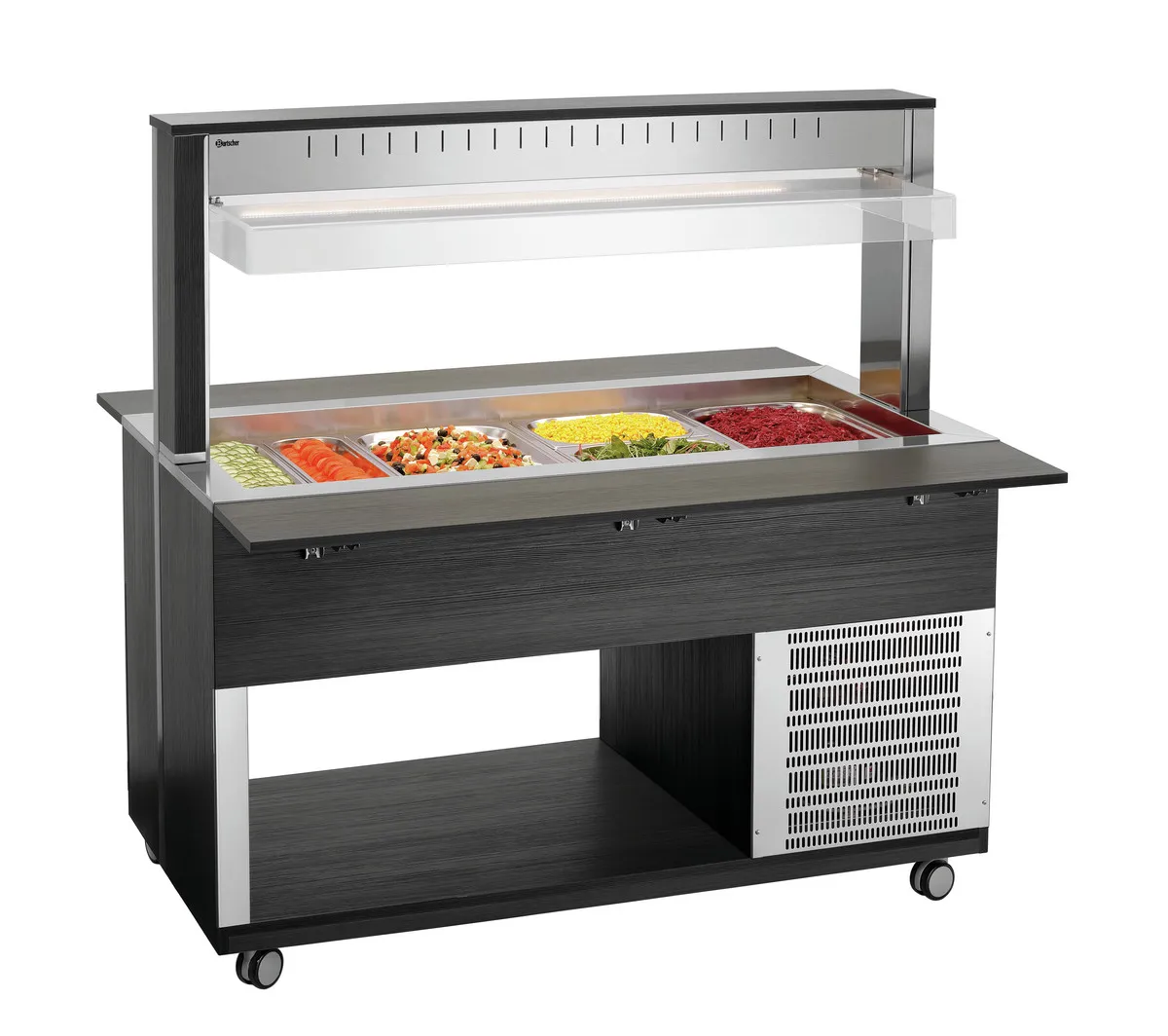 Voziček za Topli Buffet - 4 x GN 1/1