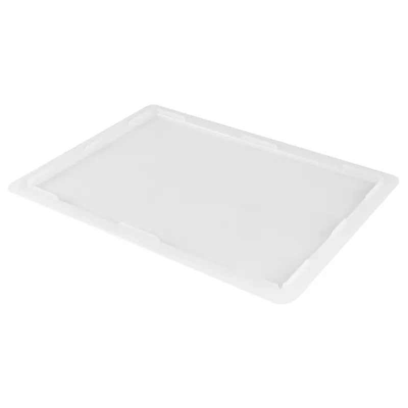 Pokrov za polovični zaboj za testo - 400 x 300 mm - Bela