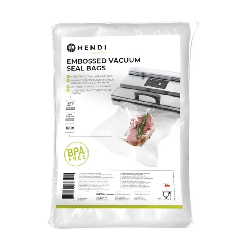 Vakuumske vrečke z reliefom - 200 x 300 mm - Paket 100