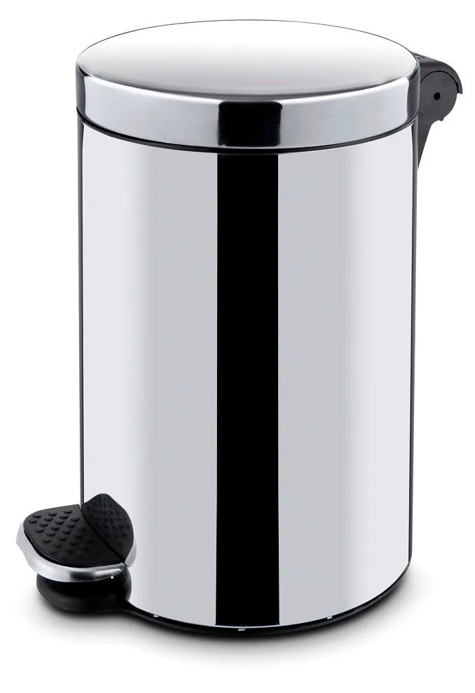 Okrogli pedalni koš z notranjo posodo - 5 L