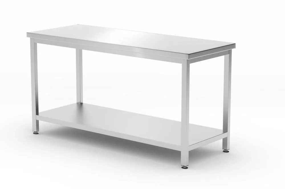 Osrednja miza Profi Line s polico - D 1600 x Š 600 mm