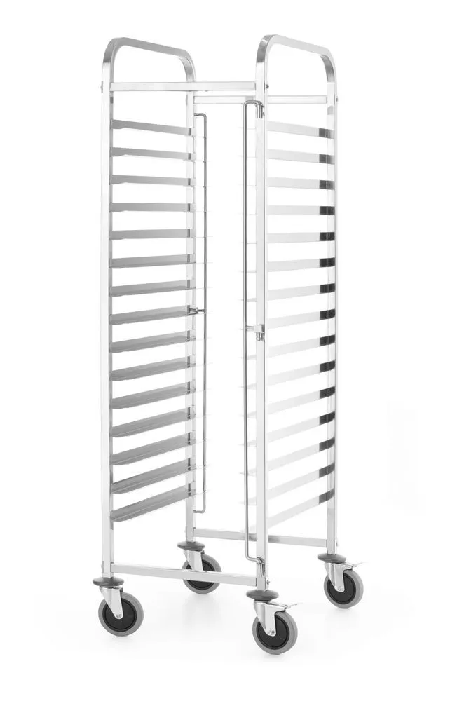 Voziček za pladnje 15 nivojev - 600 x 400 mm