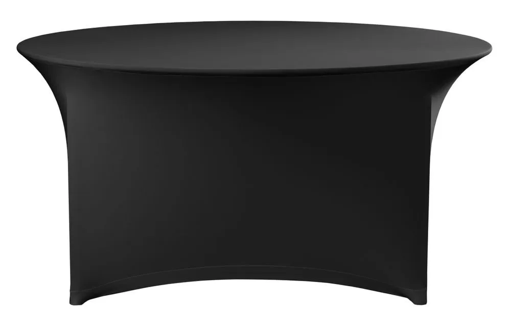 Prevleka za okroglo mizo - Črna - ø 1800 mm