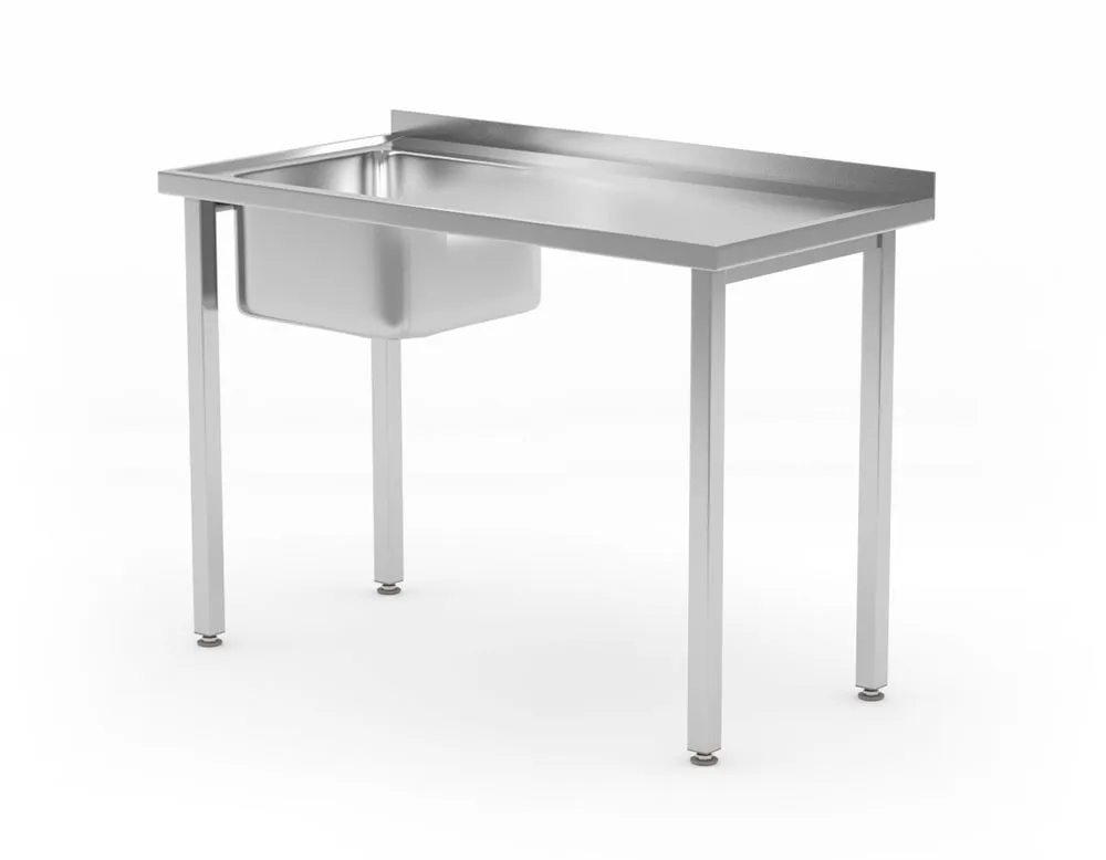 Pomivalna Miza z 1 Koritom na Levi Kitchen Line - P 600 x L 1000 mm