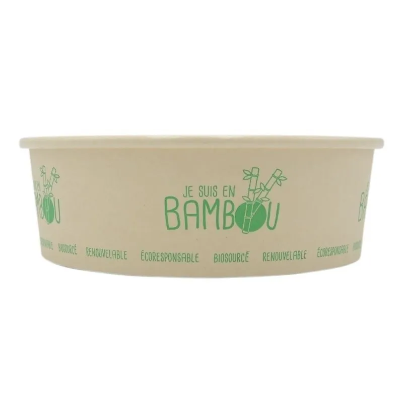 Skleda za solato iz bambusa - 750 ml - Paket 50