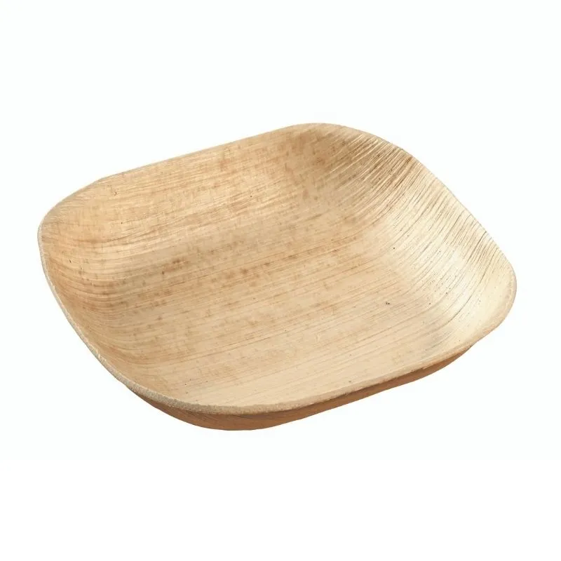 Krožnik iz palmovih listov - 100 x 100 mm - Komplet 25