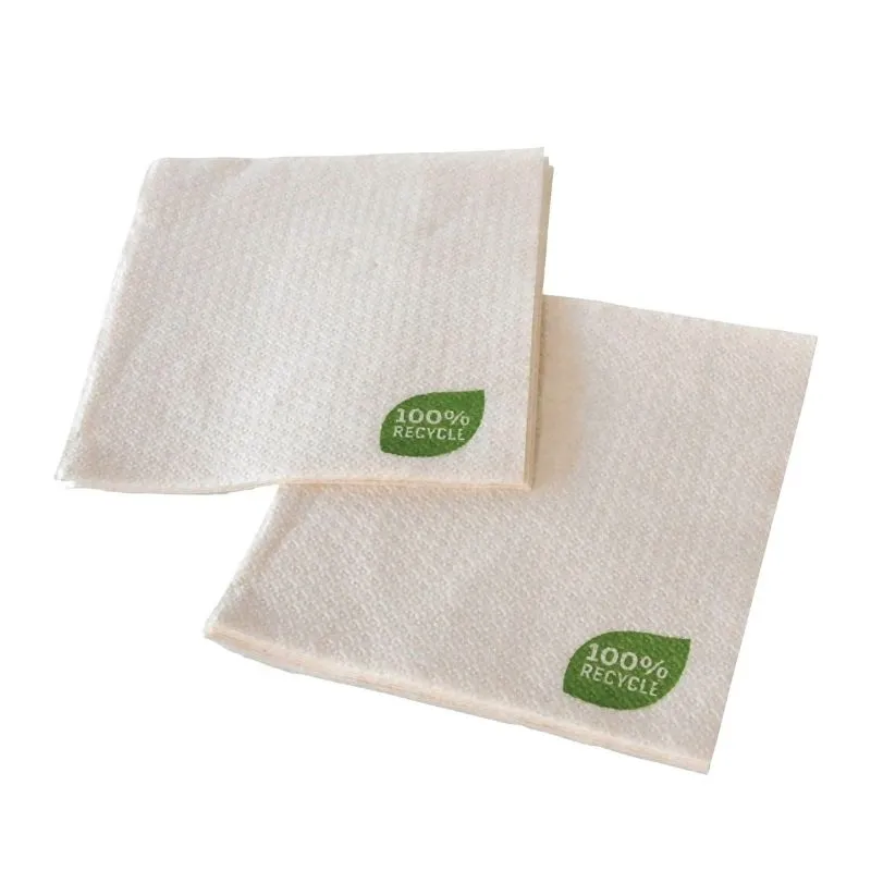 Papirnata brisača iz recikliranega papirja - 30 x 30 cm 1 sloj - Paket 100