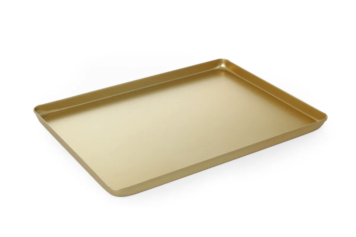 Zlati predstavitveni pladenj - 600 x 400 mm
