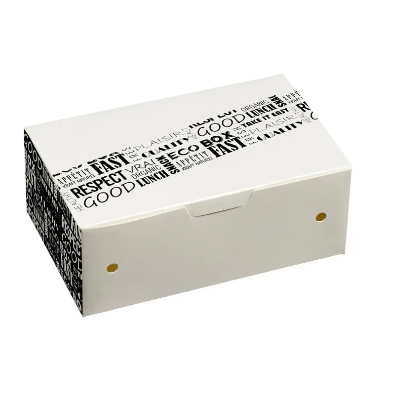 Škatla 6 nuggetov "District" iz kartona - 114 x 73 x 45 mm - Paket 50