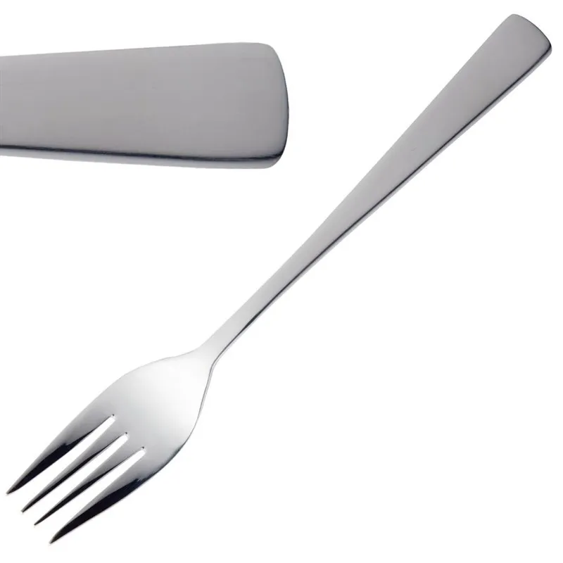 Fourchette de Table Clifton en Inox - Lot de 12