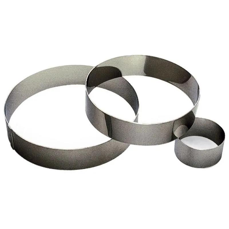 Cercle à Mousse en Inox - Ø 220 mm