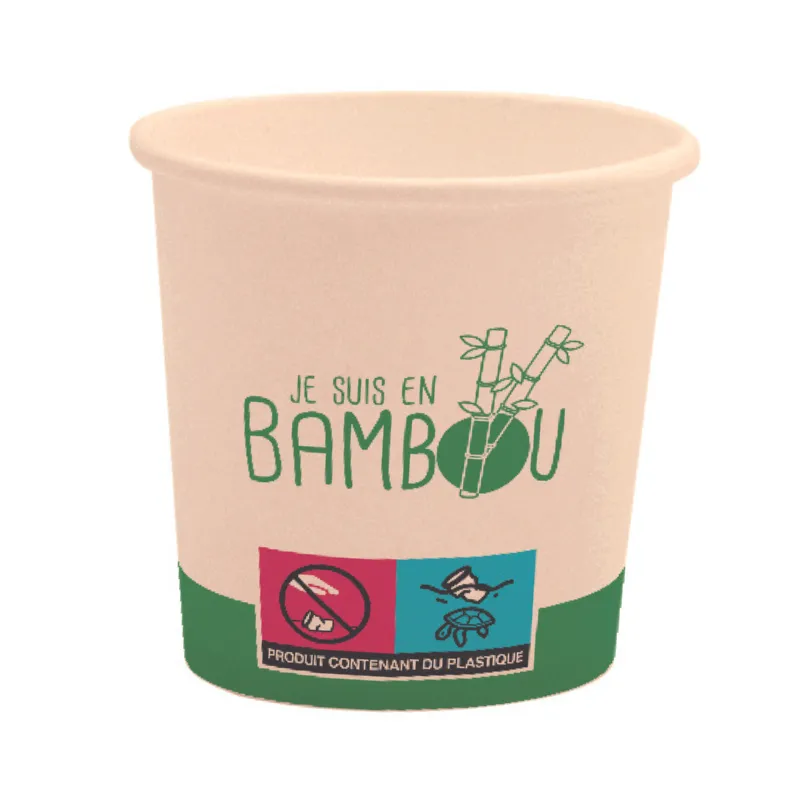Bio lonček "Je Suis en Bambou" - 25 cl - Paket 50
