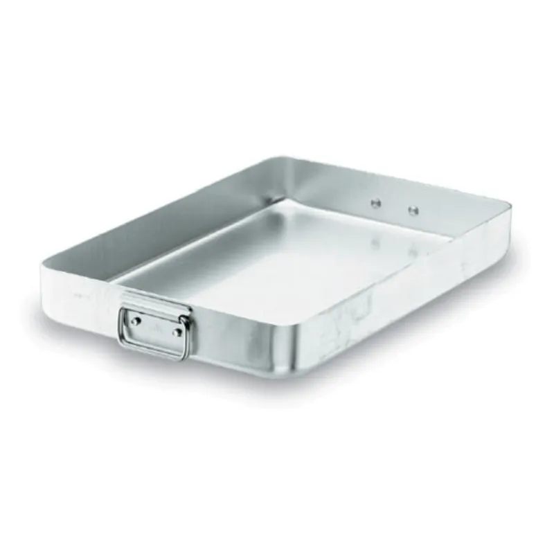 Pečatni pladenj s padajočim ročajem - Chef-Aluminij - 45 x 32 cm