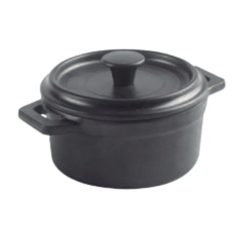 Mini-Cocotte iz melamina s pokrovom - Ø 14 cm - 640 ml