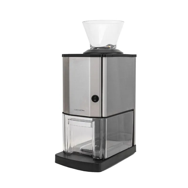 Električni drobilnik ledu 12 kg/h 60 W inox, prozoren lijak, zbiralnik — bar, koktajli