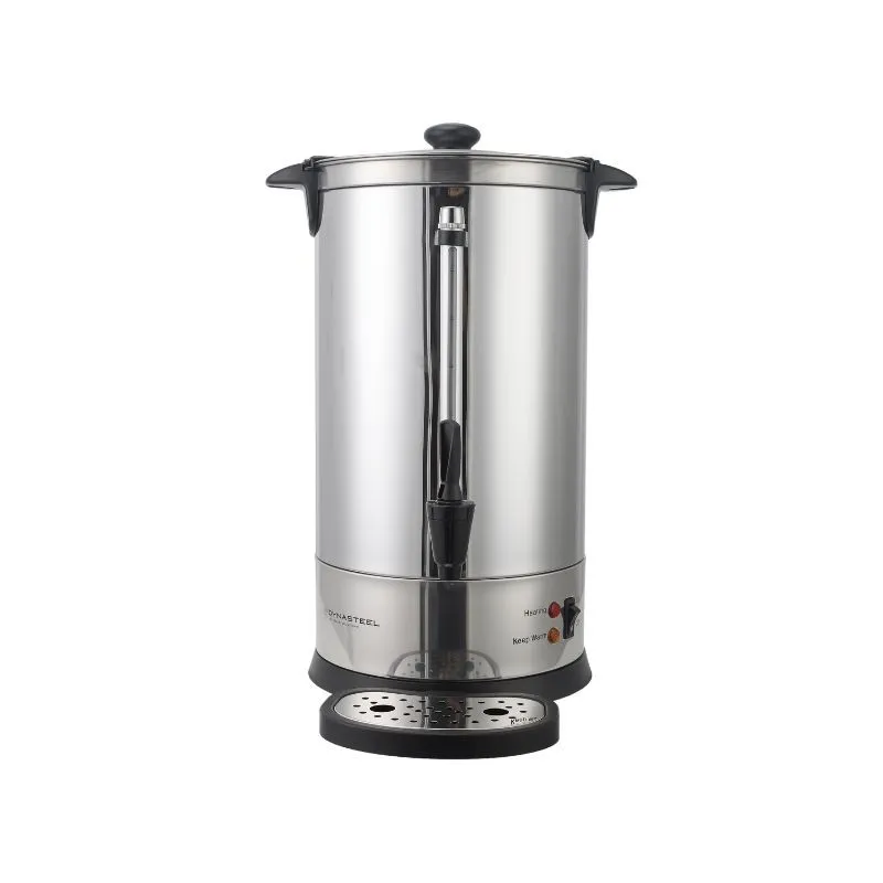 Profesionalni kavni perkolator 7 L 48 skodelic 950 W inox, stalni filter, servisna pipa