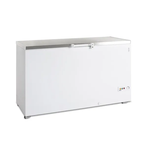 Zamrzovalna skrinja z inox pokrovom - 454 L
