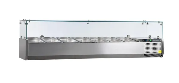 Saladette za postavitev - Statična - 7 GN 1/4 - 36,4 L