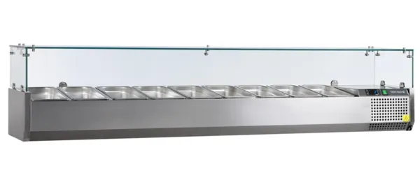 Saladette za postavitev - Statična - 10 GN 1/4 - 52 L