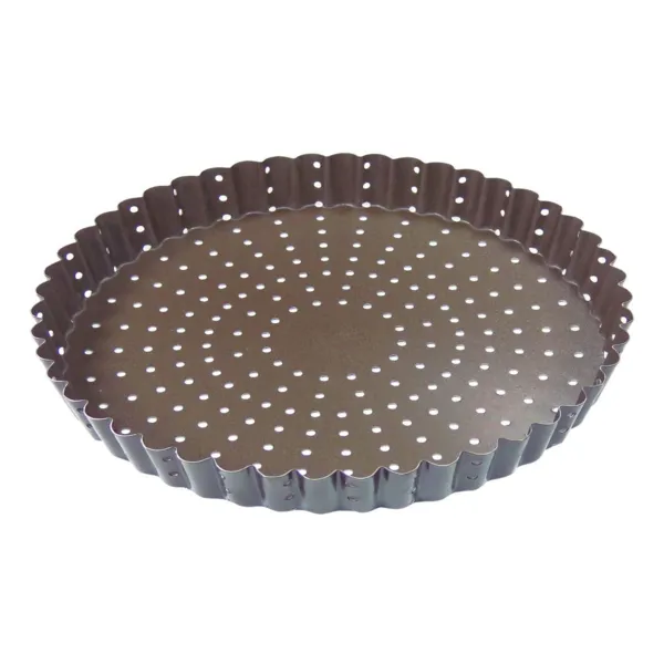 Valoviti perforirani nelepljivi pekač za pito - ⌀ 300 mm