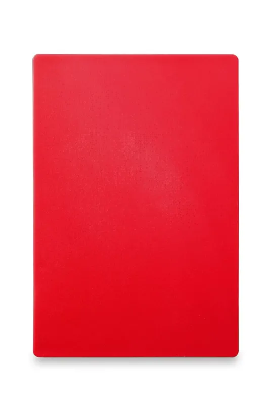 Rezalna deska HACCP - 600 x 400 mm - Rdeča - Debelina 18 mm