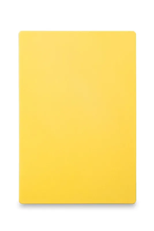 Deska za rezanje HACCP - 600 x 400 mm - Rumena - Debelina 18 mm