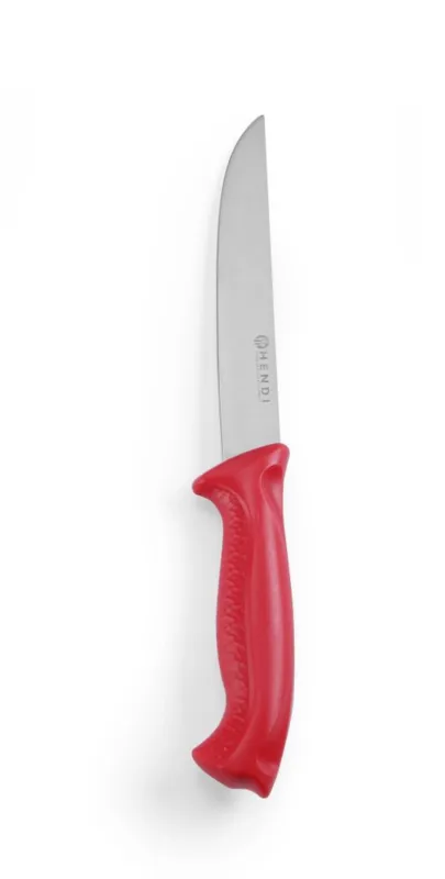 Rdeč nož za rezanje surovega mesa - rezilo 15 cm