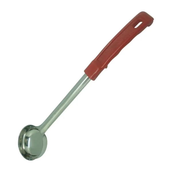 Nerjaveče jeklo polna zajemalka - Rdeča - 60ml