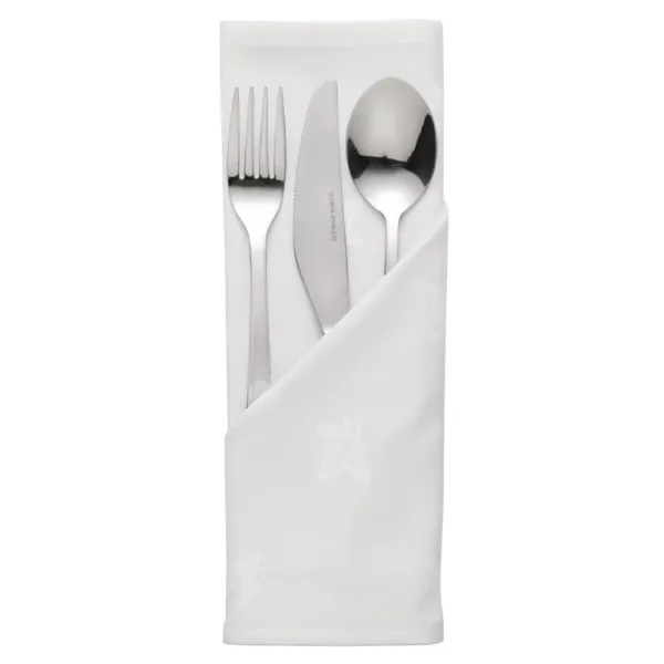Beli bombažni prtički 550 x 550 mm - paket 10