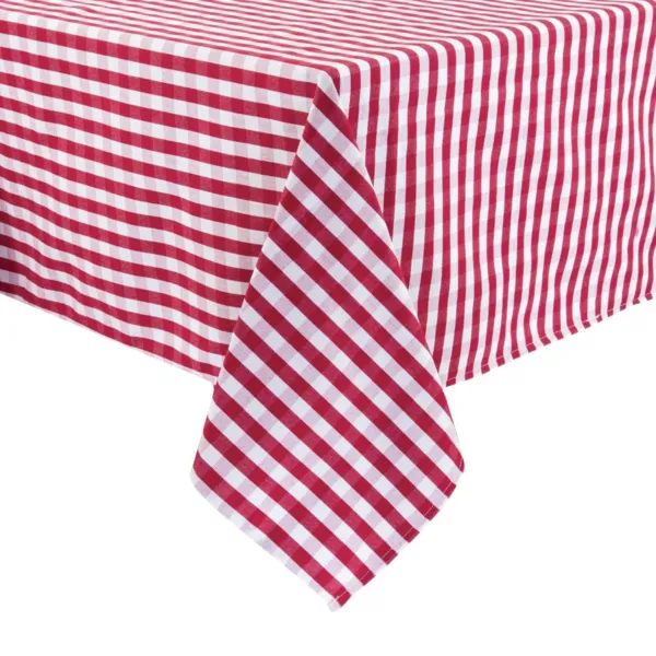 Pravokotna prta s rdečimi karirastimi vzorci iz poliestra 890 x 890 mm
