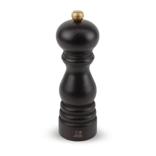 Mlinček za poper iz temnega lesa 180 mm