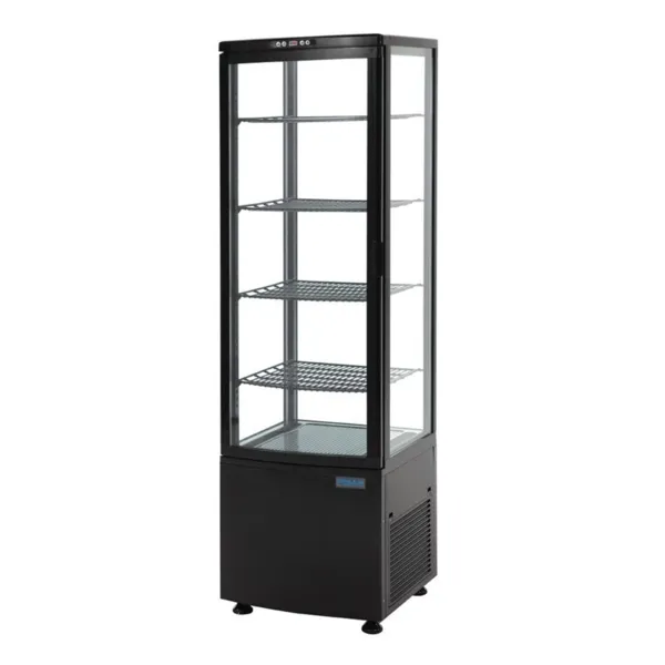 Vitrine Hladilna - Ukrivljena Vrata - Črna Serija C 235 L