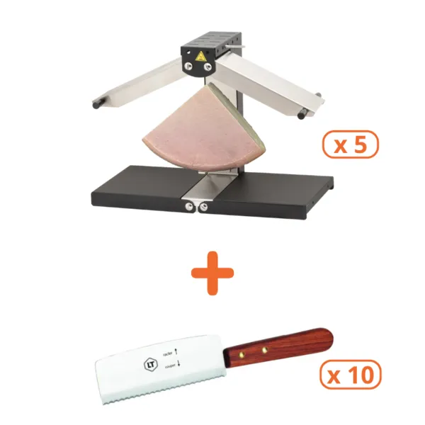 Paket Brezières Basalt in Noži za Raclette