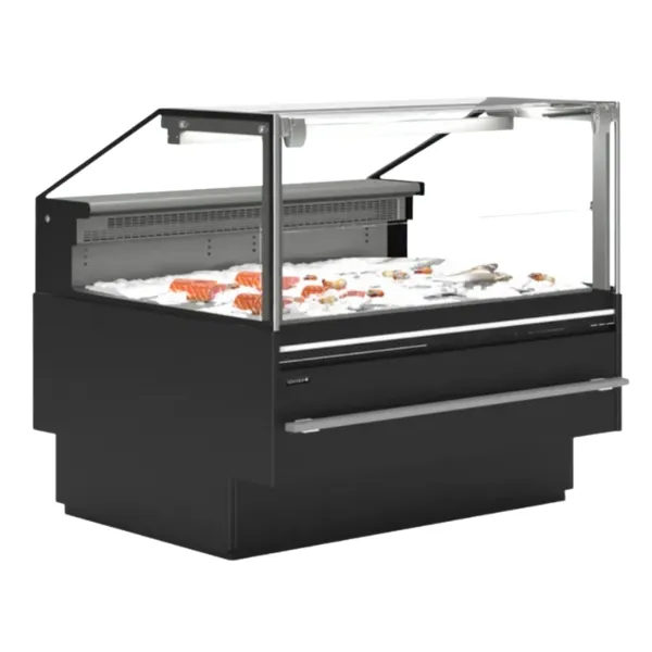 Servirna Vitrina Premium za Sveže Ribe - 320 W