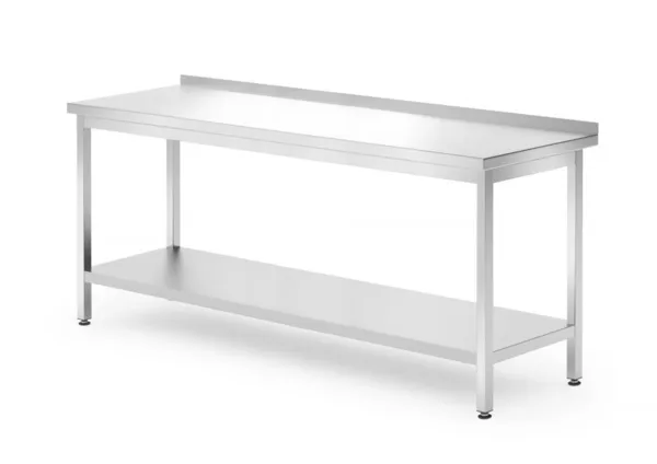 Stenska delovna miza Profi Line s polico - G 700 x Š 1800 mm