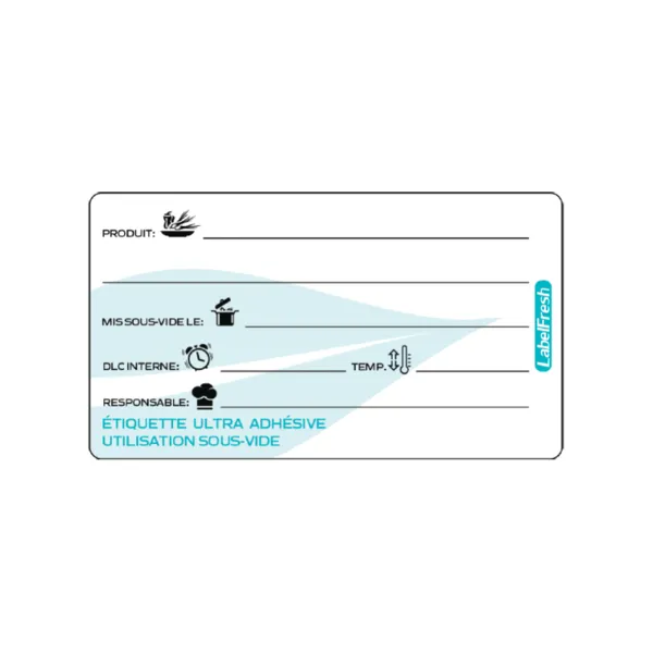 Ultra nalepke za vakuumsko pakiranje - 45 x 80 mm - Paket 300