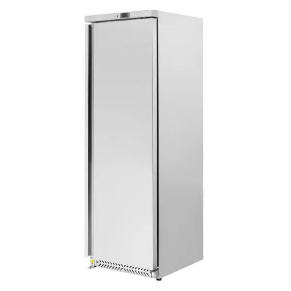 Dynasteel Zamrzovalna omara 345 L Inox, Ventilirano hlajenje -18/-22 °C, R290, 7 nivojev, Polna vrata z zaklepom - Obnovljeno