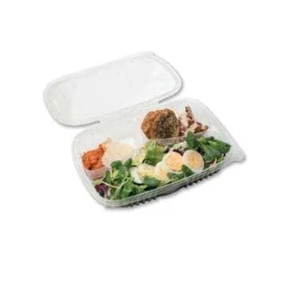 Lot de 230 - Boîte Repas Plastique à 3 Compartiments
